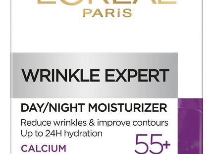 L'oreal Paris Skincare Wrinkle Expert 55+ Anti-aging Face Moisturizer - 1.7 Oz. 50 ml (Pack Of 12)