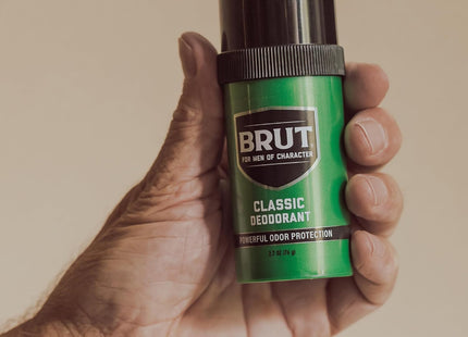 BRUT Deodorant Stick, Original Fragrance, Men Powerful Odor Protection, 2.50 Oz (Pack Of 2)