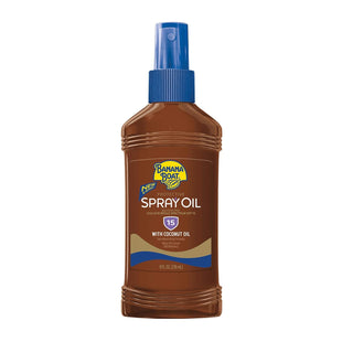 Banana Boat Protective Broad Spectrum SPF 15 Tanning Spray Oil Sunscreen, 8 Ounce (Pack Of 24)