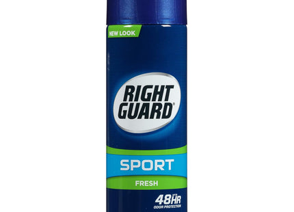 Right Guard Sport, Antiperspirant & Deodorant Spray, 48-Hour Odor Control, Fresh Scent, 6 Ounce (Pack Of 12)