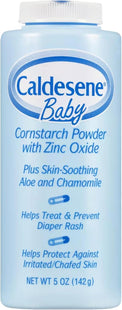 Caldesene Baby Cornstarch Powder With Zinc Oxide, Diaper Rash Treatment & Protection 5 Ounce (Pack Of 1)