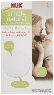 NUK Ultra Thin Disposable Nursing Pads, 66 Count (Pack Of 12)