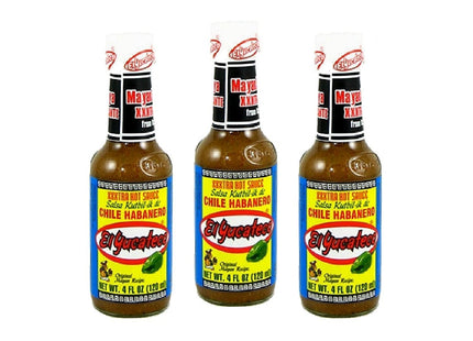 El Yucateco Chile Habanero Xxxtra Hot Sauce, 4 fl Ounce Bottle (Pack Of 1)