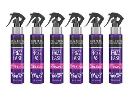 John Frieda Frizz Ease Keratin-Infused 3-Day Straightening Flat Iron, Straight Semi-Permanent Hair Styling Spray, 3.5 fl ounce (Pack Of 12)