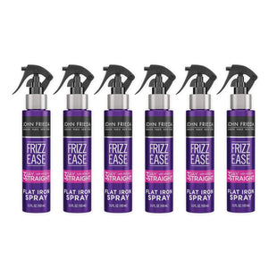 John Frieda Frizz Ease Keratin-Infused 3-Day Straightening Flat Iron, Straight Semi-Permanent Hair Styling Spray, 3.5 fl ounce (Pack Of 6)