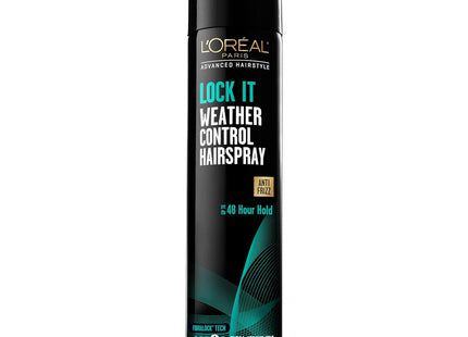 L'Oreal Advanced Hairstyle, Lock It Weather Control Hair Spray, Extra Strong Hold, 8.25 Ounce (Pack Of 12)