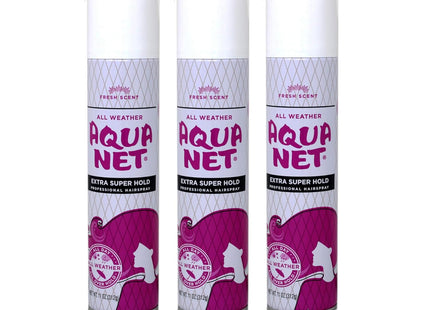 Aqua Net Professional Aerosol Hair Spray, Extra Super Hold, Scented 11.0 Ounce (Pack Of 7)