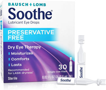 Bausch & Lomb Eye Drops, Dry Eye Therapy, 28 ct (Pack Of 12)