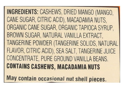 Sahale Snacks Tangerine Vanilla Cashew Macadamia Glazed Mix, 1.5 oz (Pack Of 12)