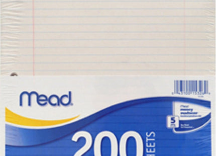 Mead (15326) Loose Leaf Paper, Notebook Paper, College Ruled Filler Paper, 10 1/2 X 8 Inch, 200 Sheets (Pack Of 1)