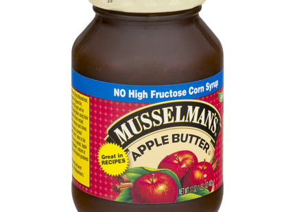 Musselman's Apple Butter, Naturally Fat Free, Gluten free, Non-dairy. Non-GMO, 17 Ounce (Pack Of 6)