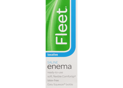 Fleet Enema, Fast Effective Constipation Relief, Ready-to-Use Saline Laxative, 4.5 FL Ounce (Pack Of 6)