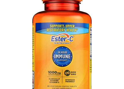 Ester-C Vitamin C, Immune Support Tablets, Dietary Supplement, 1000 Mg, 60 Ct (Pack Of 12)