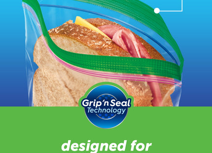 Ziploc Brand Storage Snack Bags, with Grip ’n Seal Technology, 90 count (Pack Of 1)