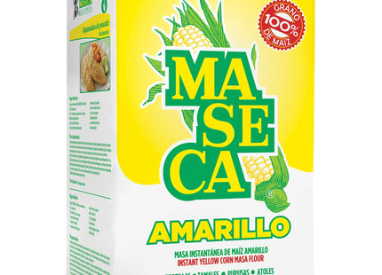 Maseca Instant Yellow Corn Masa Flour, Masa Instantanea de Maiz Amarillo, Gluten-free, 2.2 lb (Pack Of 6)