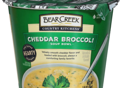 Bear Creek Country Kitchens Cheddar Broccoli Soup Bowl 1.9 Ounce (Pack Of 12)