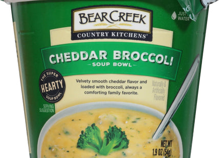 Bear Creek Country Kitchens Cheddar Broccoli Soup Bowl 1.9 Ounce (Pack Of 12)