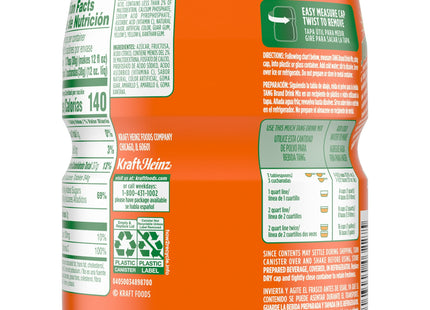 Tang Orange Sweetened Powdered Drink Mix, Canister, 20 Ounce (Pack Of 6)