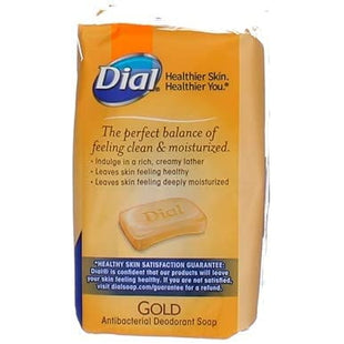 Dial Antibacterial Deodorant Healthy Skin Clean Bar Soap, Gold 4 Ounce 3 Bars each (Pack Of 12)