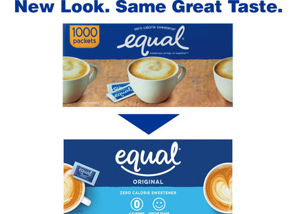 Equal Original 0 Calories Sweetener Classic Packets Gluten Free, 230 Count (Pack Of 2)