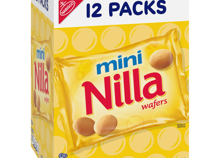 Nilla Wafers Mini Cookies, Traditional Vanilla Wafers Cookies, Perfect for Snacking, 1 ounce 12 Count (Pack Of 2)