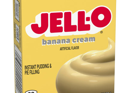 Jell-O Banana Cream, Artificial Flavored, Instant Pudding Mix & Pie Filling, No Artificial Sweeteners, 3.4 Ounce (Pack Of 1)