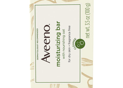 Aveeno Gentle Naturals Moisturizing Facial Cleansing Bar for Dry Skin, Fragrance Free, 3.5 Ounce (Pack Of 6)