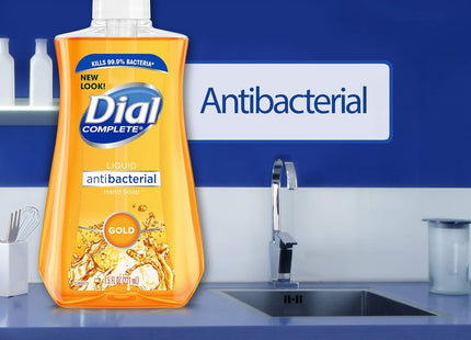 Dial Complete Antibacterial Liquid Hand Soap, with Moisturizer, Gold, 7.5 Fl Ounce (Pack Of 1)