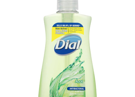 Dial Antibacterial Liquid Hand Soap, Soothing Aloe, With Moisturizer, Pump Bottle, 7.5 Ounce (Pack Of 10)