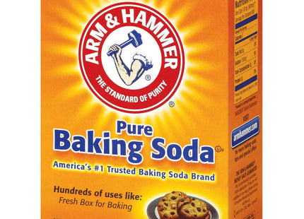 Arm & Hammer Pure Baking Soda, For Baking, Cleaning & Deodorizing, 16 Ounce (Pack Of 2)