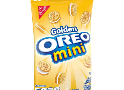 Nabisco OREO Mini Golden Sandwich Cookies, Vanilla Flavor, 3 Ounce (Pack Of 24)