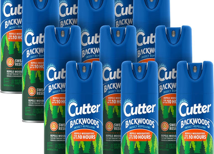 Cutter Backwoods Insect Repellent Aerosol Spray Limited Edition Patriotic 6 Ounces (Pack Of 2)