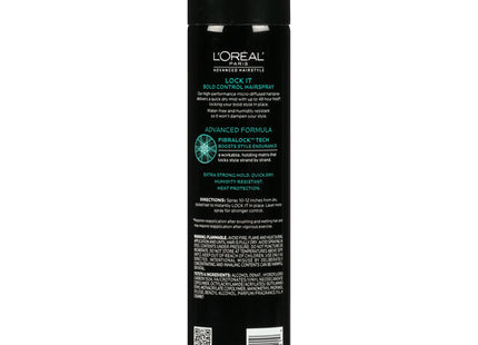 L'Oreal Advanced Hairstyle, Lock It Weather Control Hair Spray, Extra Strong Hold, 8.25 Ounce (Pack Of 12)