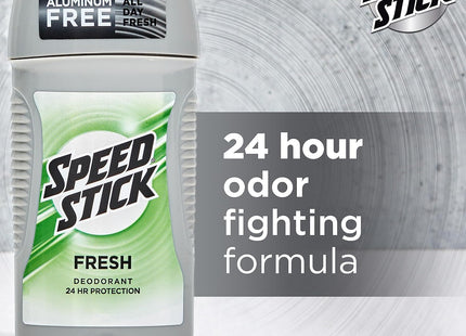 Speed Stick Mennen, Active Fresh Deodorant Stick, All Day Fresh, Aluminum-Free, 3 Ounce (Pack Of 1)