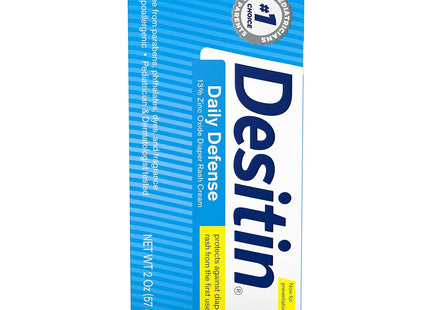 Desitin Daily Defense Baby Diaper Rash Cream Travel Size 2 oz (Pack Of 4)