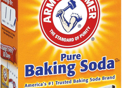 Arm & Hammer Pure Baking Soda, For Baking, Cleaning & Deodorizing, 8 Ounce (Pack Of 4)