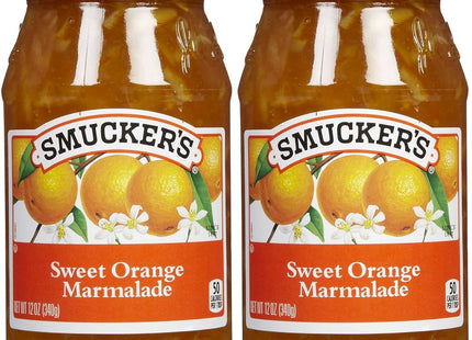 Smuckers Sweet Orange Marmalade, Glass Jar, Kosher, 18 Ounces (Pack Of 12)