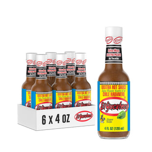 El Yucateco Chile Habanero Xxxtra Hot Sauce, 4 fl Ounce Bottle (Pack Of 6)