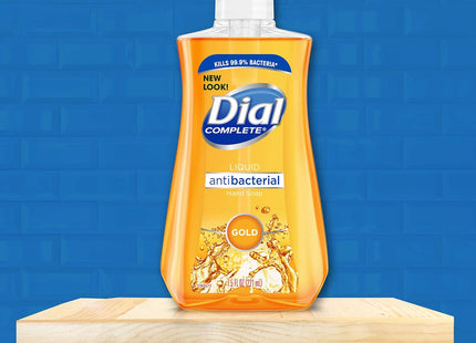 Dial Complete Antibacterial Liquid Hand Soap, with Moisturizer, Gold, 7.5 Fl Ounce (Pack Of 1)