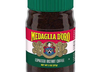 Medaglia d'Oro Style Instant Double Roast Italian Espresso Coffee, Decaffeinated, 2 Ounces (Pack Of 24)