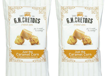 G.H. Cretors Popped Corn, Just the Irresistible Gourmet Caramel Flavor Popcorn, Gluten-Free, 8 ounce (Pack Of 6)