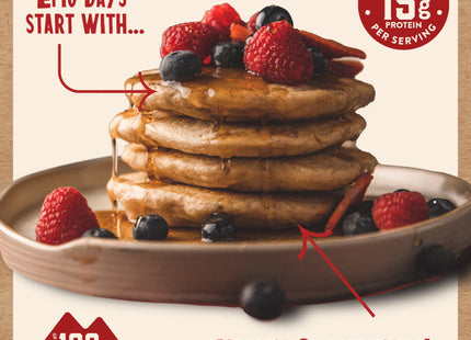 Kodiak Cakes Buttermilk Pancake and Waffle Mix Power Cakes, Flapjack and Waffle Baking Mix, Dark Chocolate, 20 Ounces (Pack Of 12)