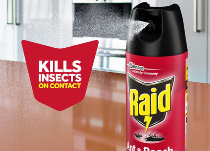 Raid Ant & Roach Killer Defense System, Outdoor, Aerosol, Fresh Scent 17.5 Ounce (Pack Of 4)