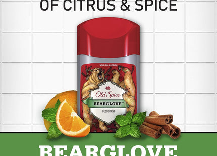 Old Spice Deodorant for Men Bear-glove 48 Hours Protection, Invisible Solid Stick, Aluminum Free, 3.0 Ounce (Pack Of 2)