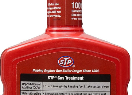 STP Gas Treatment, Bottled Fuel System Cleaner Improves Gas Quality, 5.25 Ounce (Pack Of 24)