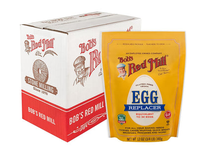 Bob's Red Mill, Gluten Free, Non-GMO, Vegan, Egg Replacer, Resealable Bag, 12 Ounce (Pack Of 5)