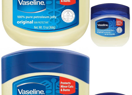 Vaseline Original Skin Protectant Healing, Petroleum Lubricating Jelly, Unisex, 13 Ounce (Pack Of 2)