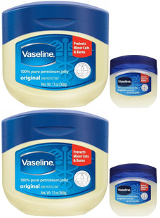 Vaseline Original Skin Protectant Healing, Petroleum Lubricating Jelly, Unisex, 13 Ounce (Pack Of 2)