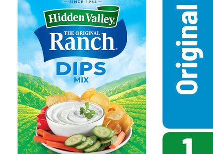 Hidden Valley, Original Ranch Dressing And Seasoning, Dip and Salad Mix, Gluten Free, 1 Ounce (Pack Of 2)