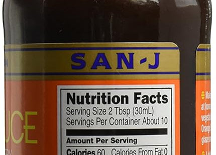 Sanj Cooking Sauce, Gluten Free Asian Glaze & Stir-Fry Orange Sauce 10 Fl Oz (Pack Of 1)